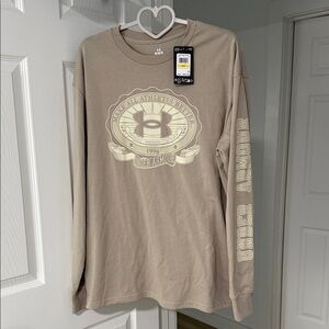 Under Armour Men's Beige Long Sleeve Tee